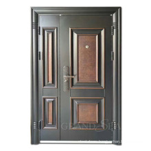 Indonesia Hard Metal Galvanized Decorative Heavy Duty Fire Security Steel Door For Garage Entrance